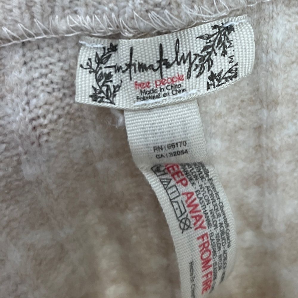 Intimately Free People Around the Clock Jogger in Oatmeal Size Medium Ribbed Kni - Picture 11 of 12